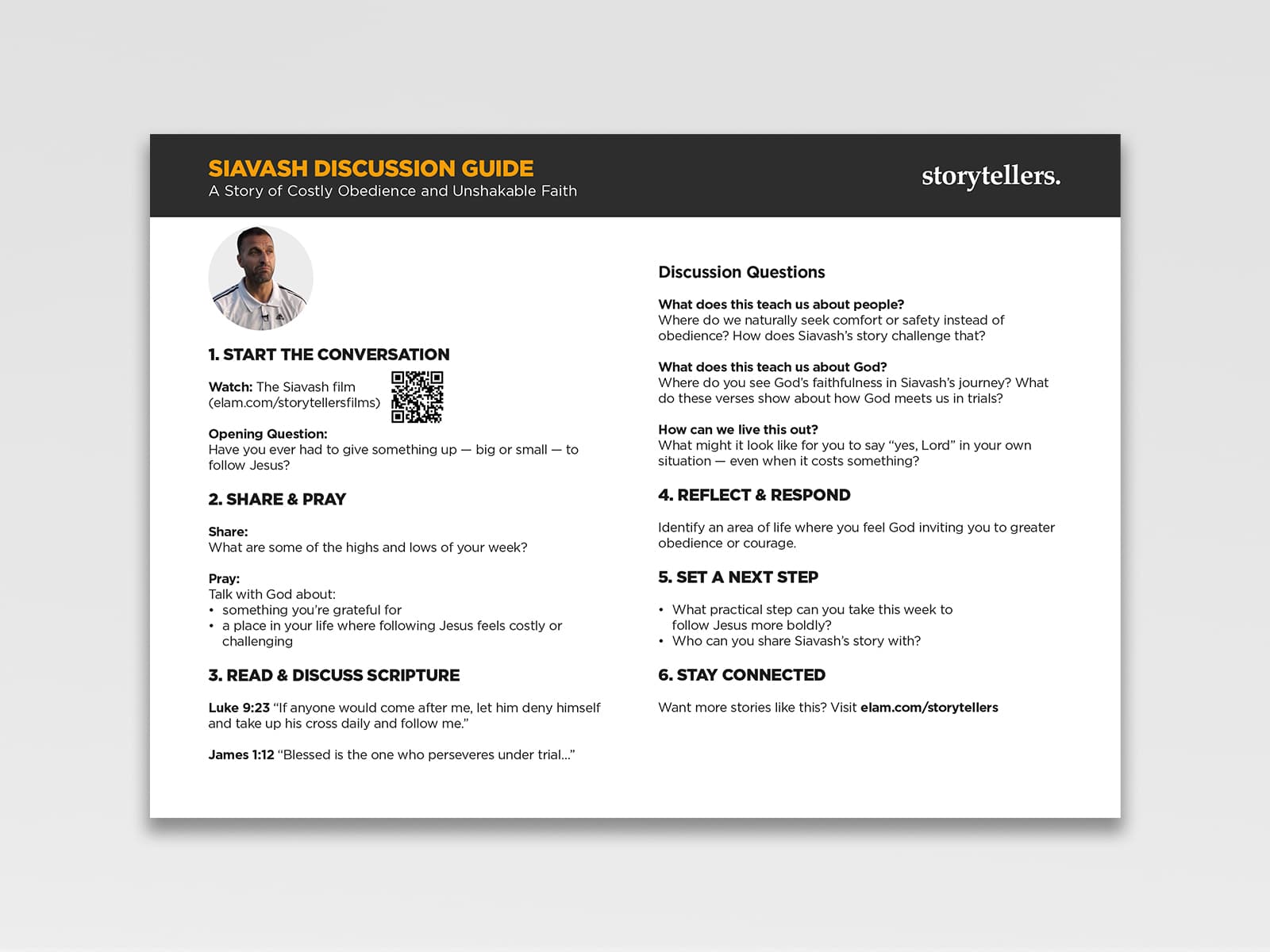 Storytellers one-pager