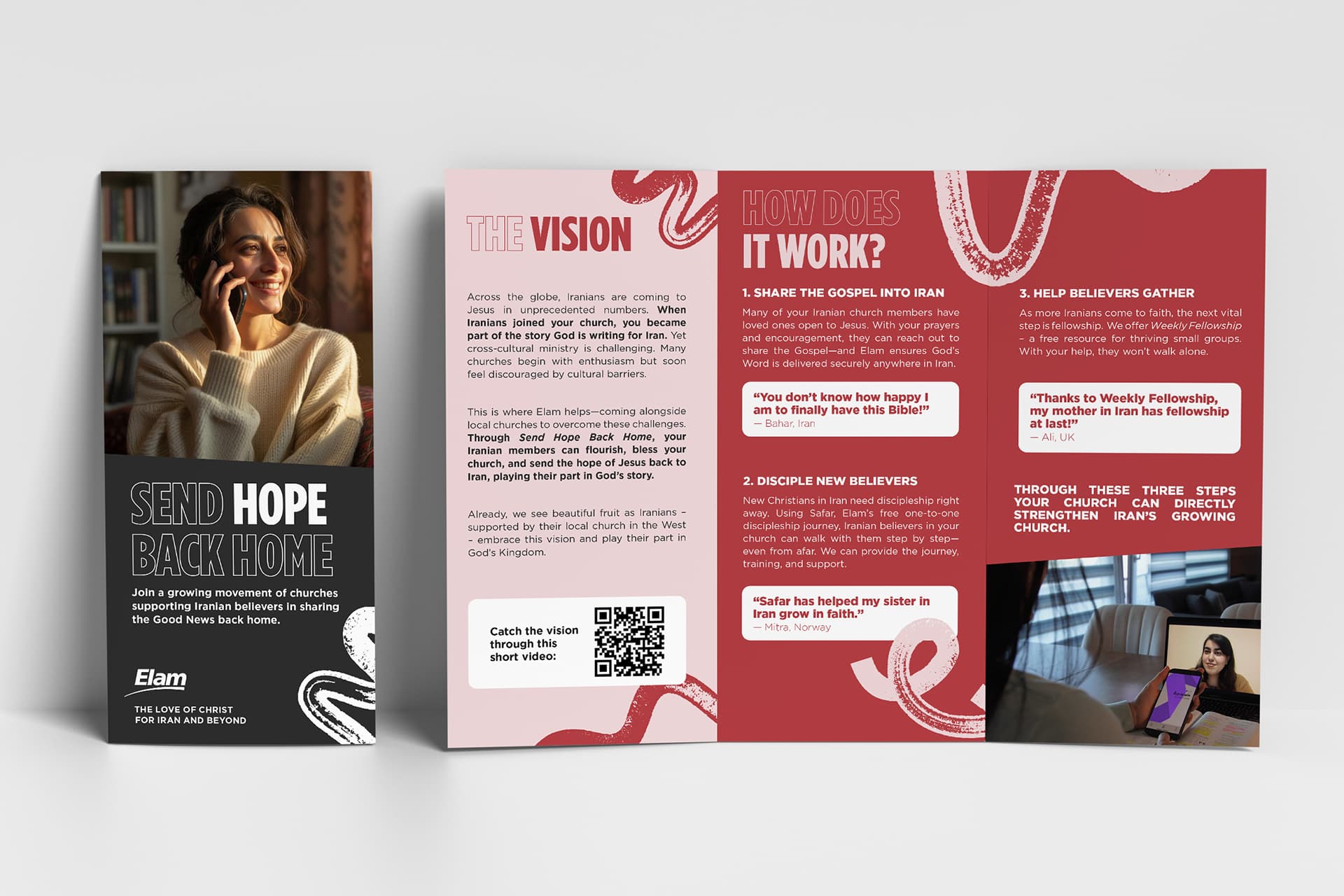 Send Hope Back Home bi-fold leaflet