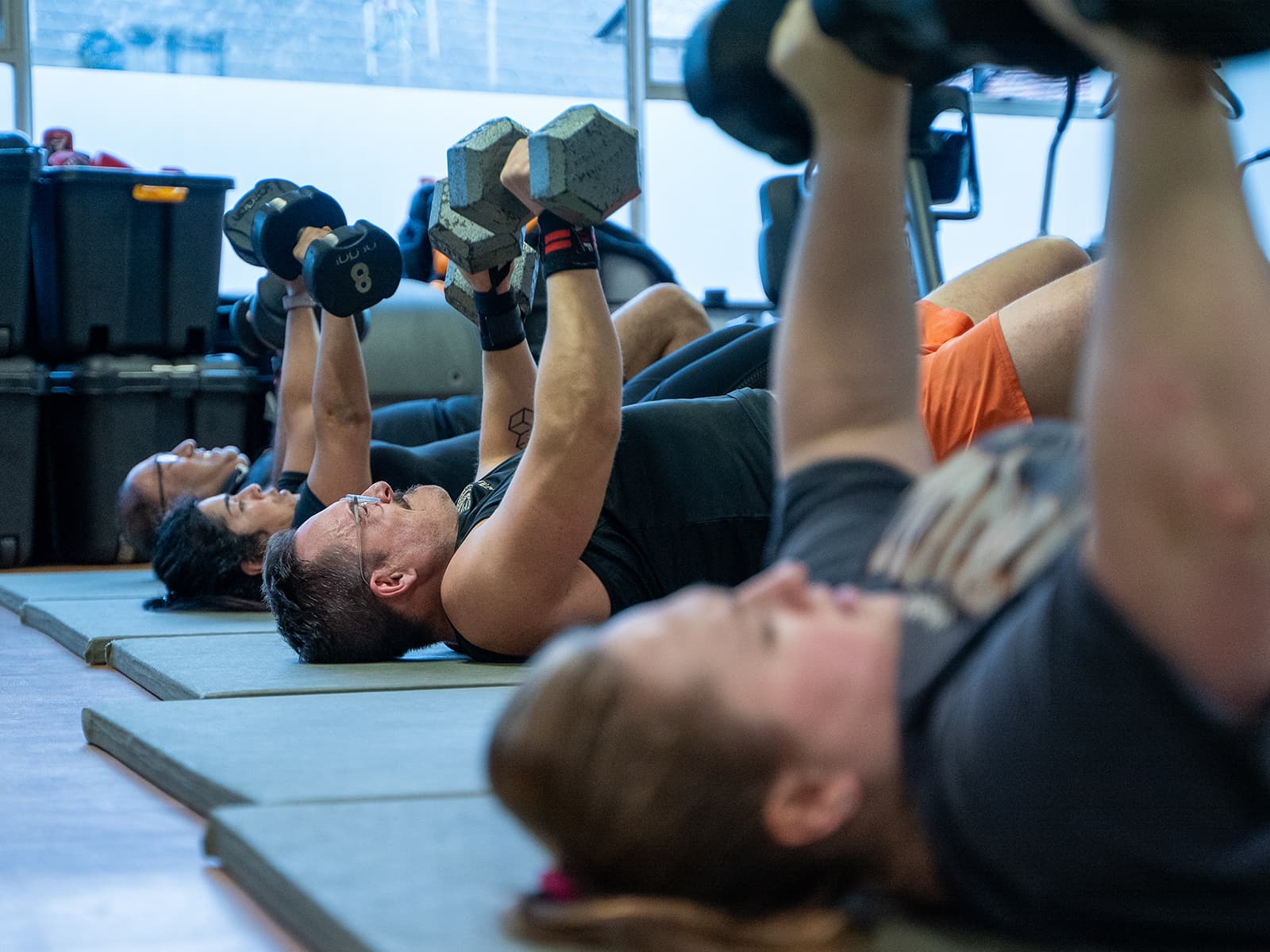 The Mighty One Hundred training session