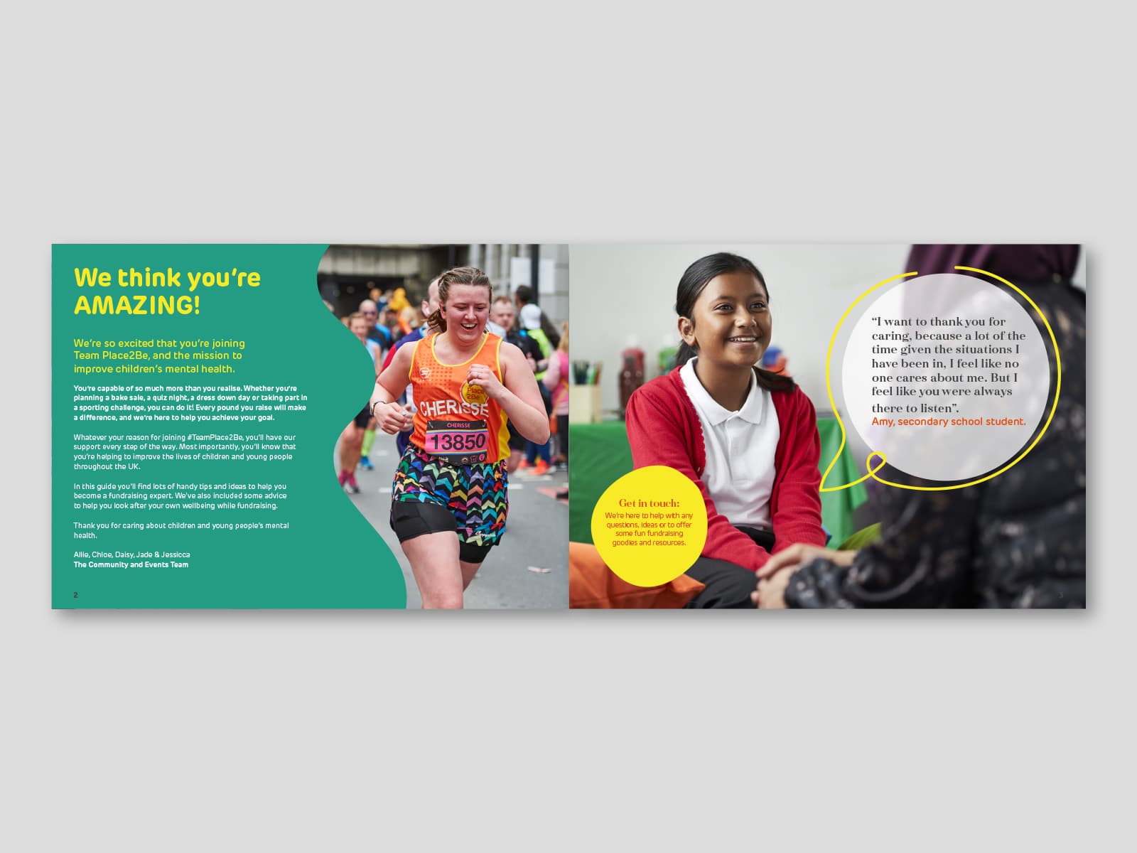 Handy Fundraising Guide introduction and quote page