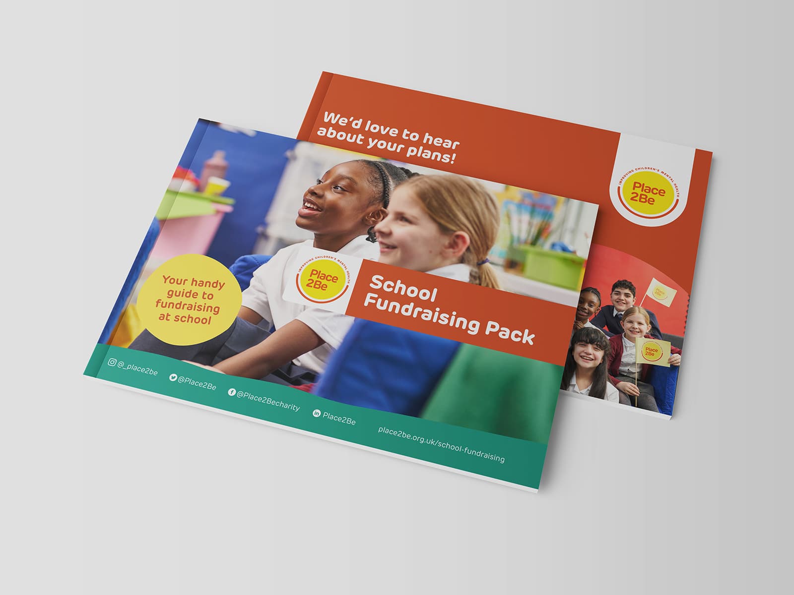 School Fundraising Pack front and back cover
