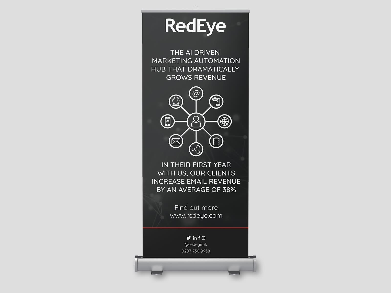 AI analytics roller banner